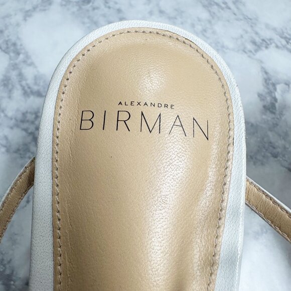 Alexandre Birman White Strappy Stiletto Sandals - Picture 6 of 11